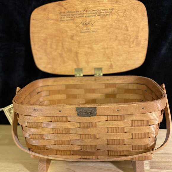 Peterboro Proctor and Gambel Ivory Soap Commemorative Basket 125 Year Anniversar - Picture 2 of 8